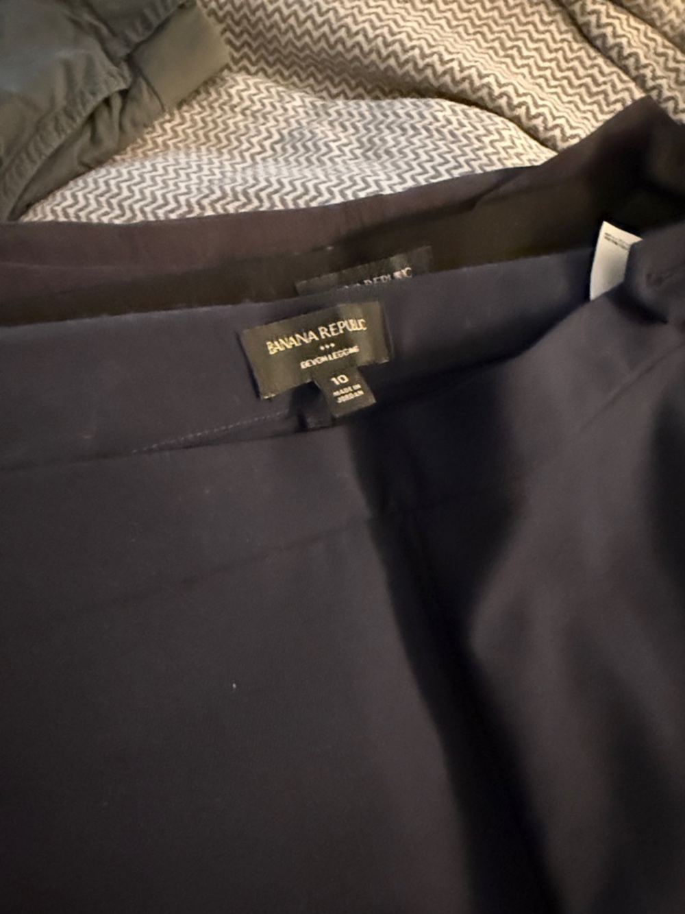 Banana Republic Dark Navy and Black Tailored Pants bundle